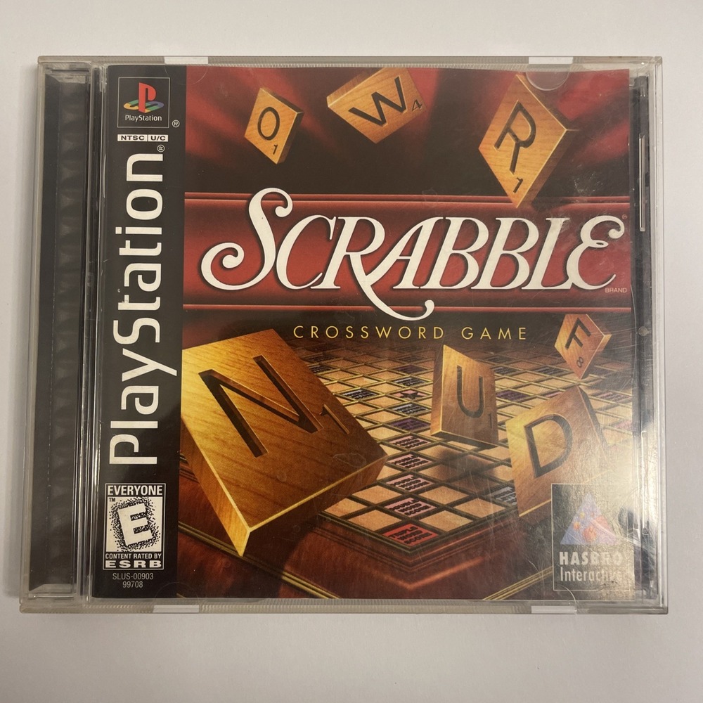 PlayStation Scrabble‎ (PlayStation 1 PS1) COMPLETE & TESTED Works